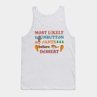 Thanksgiving Dinner Tank Top